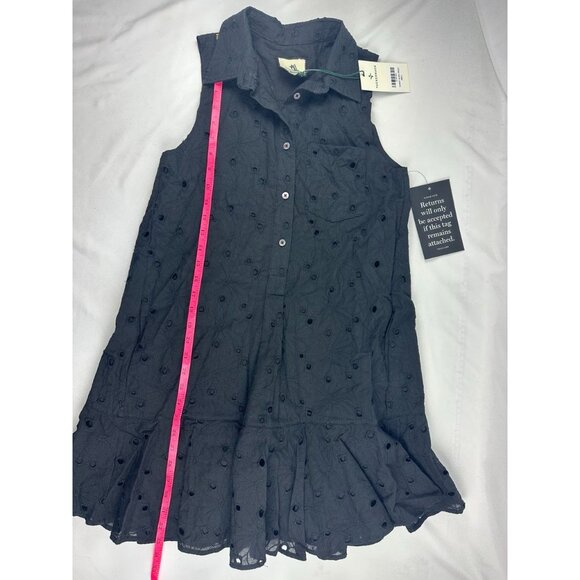 NWT Tuckernuck Black Floral Eyelet Sleeveless Callahan Small - Picture 10 of 11